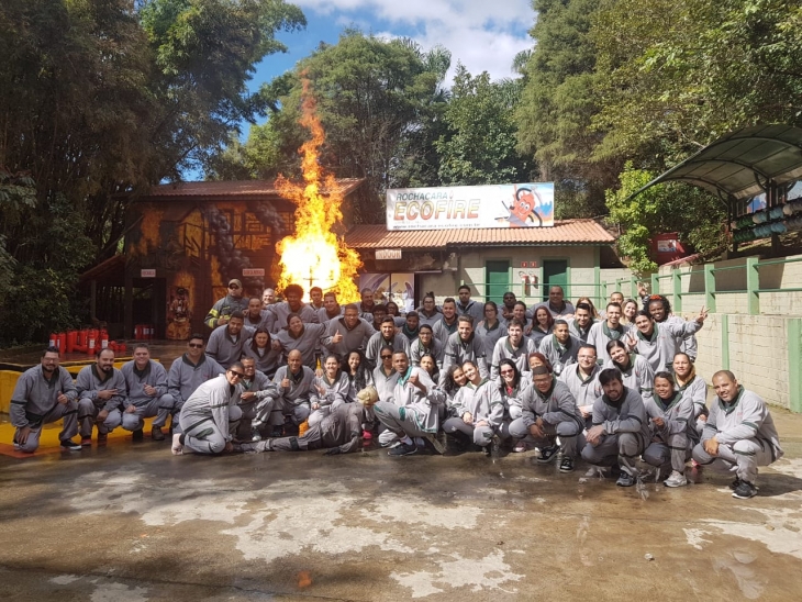 Treinamento “Brigada de Incêndio” na Rochácara ECOFIRE