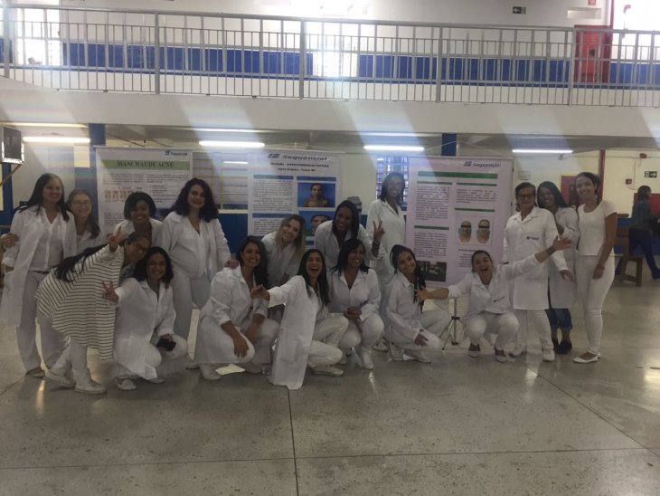 Estudantes do Curso Técnico em Estética da Sequencial Grajaú (turma M4) apresentaram seus Projetos de Conclusão 