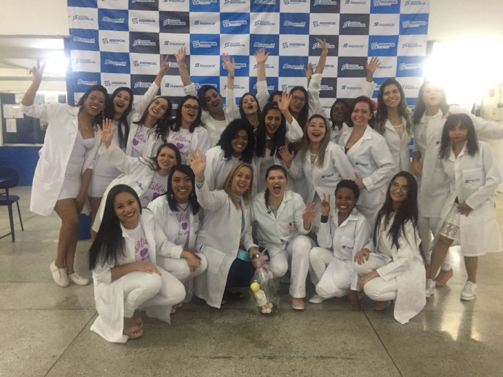Estudantes do Curso Técnico em Estética da Sequencial Grajaú (turma N8) apresentaram seus Projetos de Conclusão 