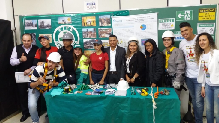 Apresentação de projetos práticos - Curso Técnico em Segurança do Trabalho 