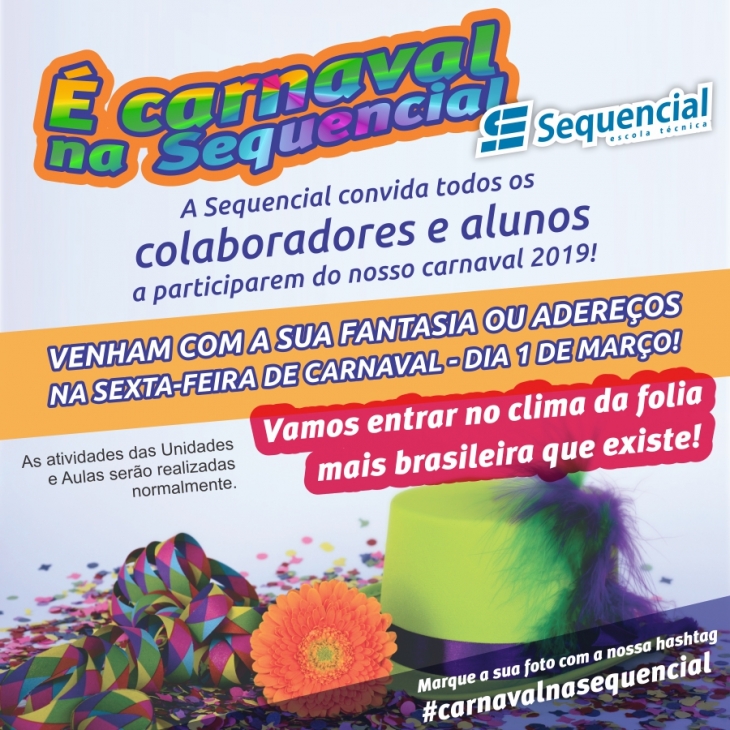 Carnaval na Sequencial!