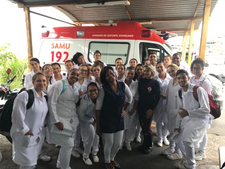 Visita técnica ao SAMU - Taboão da Serra