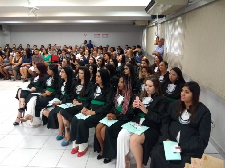 Formatura de Estética- Turmas M15, M16 e N17 da Unidade Itaim Paulista