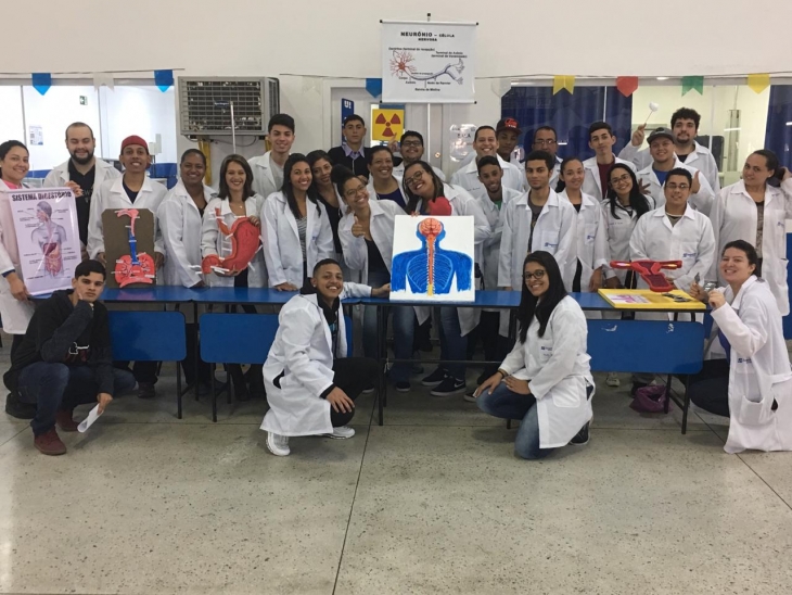 Mostras e Competições de Anatomia e Posicionamento - Curso de Radiologia da Sequencial Grajaú