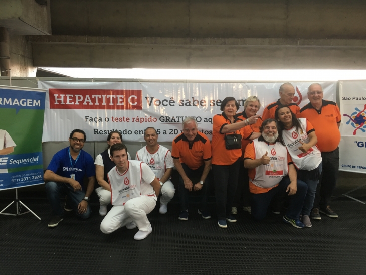 Evento Hepatite Zero - Enfermagem da unidade Brasilândia