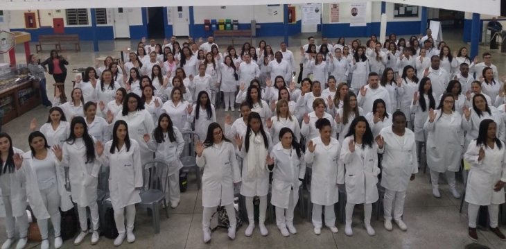 Juramento Solene dos Auxiliares em Enfermagem - Sequencial Grajaú