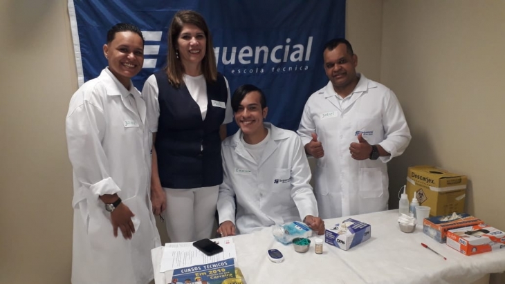 Enfermagem da unidade Brasilândia, em parceria com o SEBRAE Santana