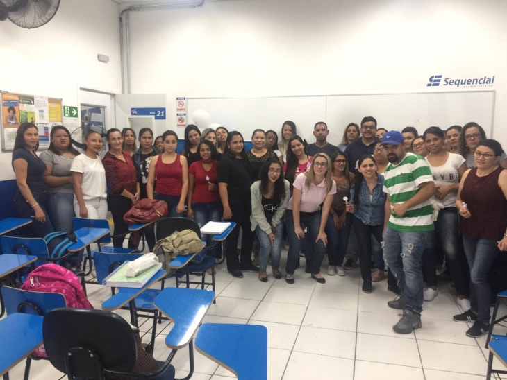 Aula inaugural para as novas turmas de enfermagem manhã e noite - unidade Pirajussara
