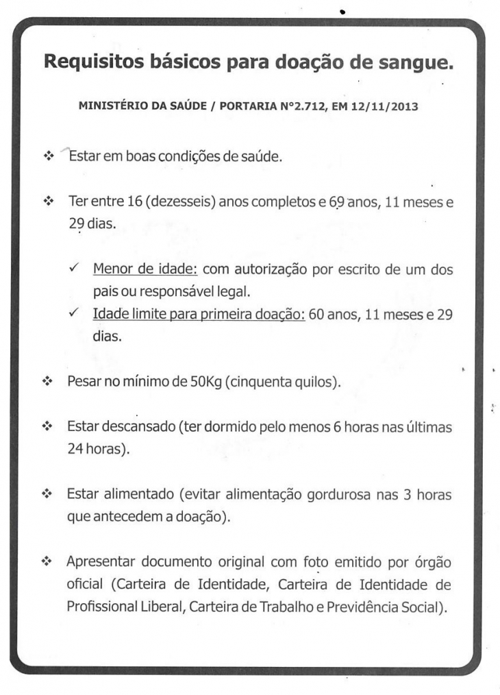 Incentivando a doação de sangue - Enfermagem, Unidade Pirajussara 