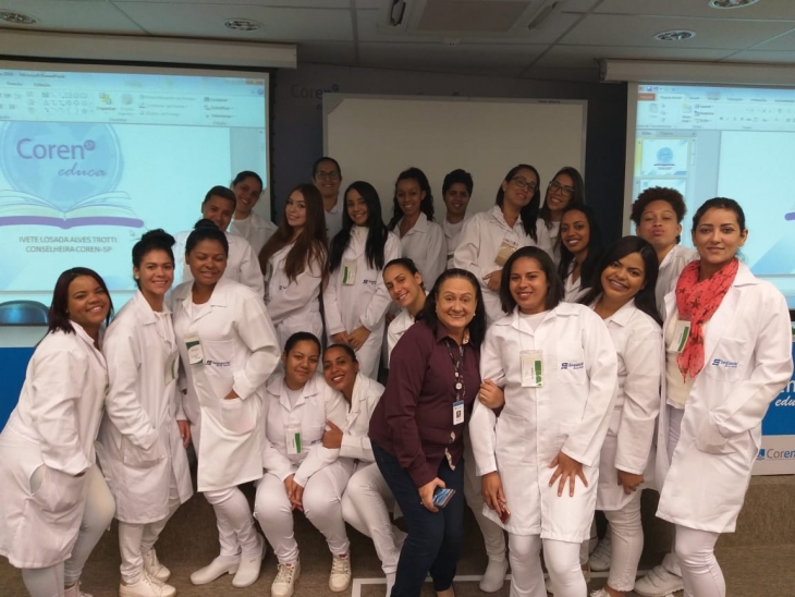 visita técnica ao Coren - Técnico em Enfermagem da Sequencial Pirajussara