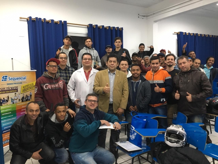 palestra proferida por Paulo Mori, Eletrotécnica - Unidade Pirajussara 