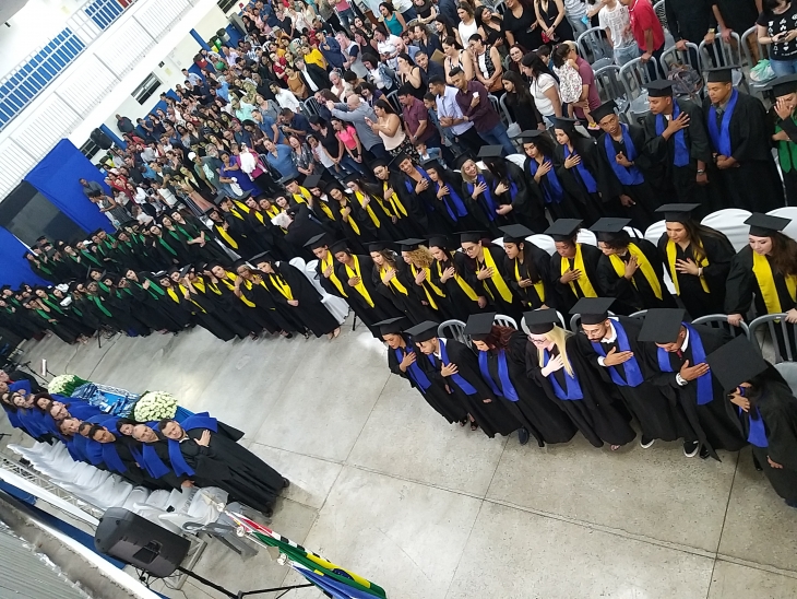 Formatura dos Cursos Técnicos em Administração, Estética, Eletrônica, Eletrotécnica, Farmácia, Radiologia e Segurança do Trabalho - Sequencial Grajaú
