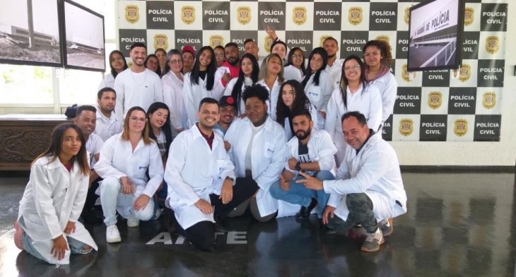 Visita ao setor de Radiologia Forense - unidade Itaim Paulista