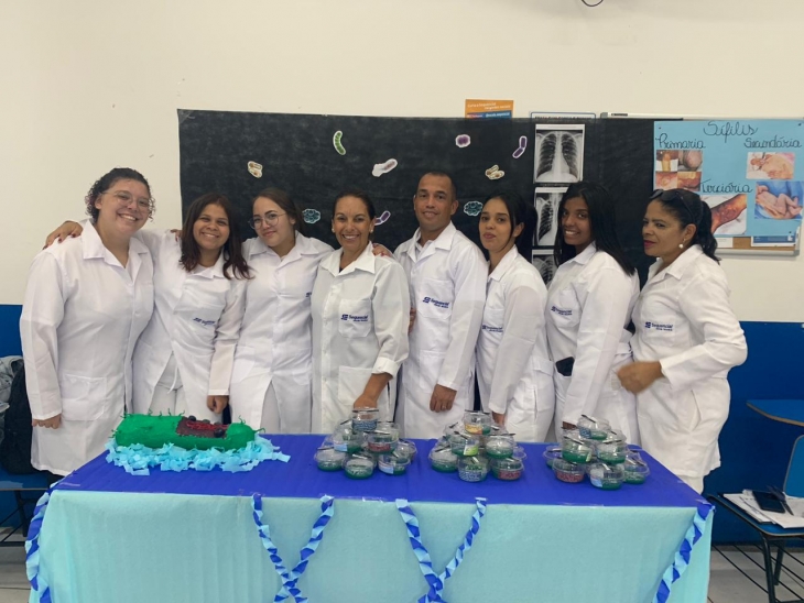 Apresentação dos trabalhos:  Microbiologia e parasitologia em maquetes - Fundamentos II de temas abordados.