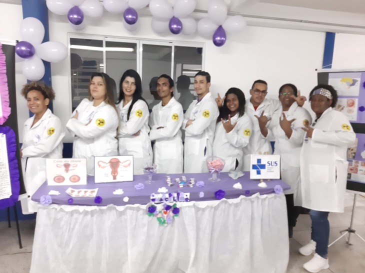 Março Lilás -  Radiologia, turma M33 e N47
