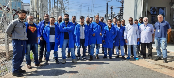 Visita técnica na ISA CTEEP - Turmas: ELT-M12, ELT-N30 e ELT-N32
