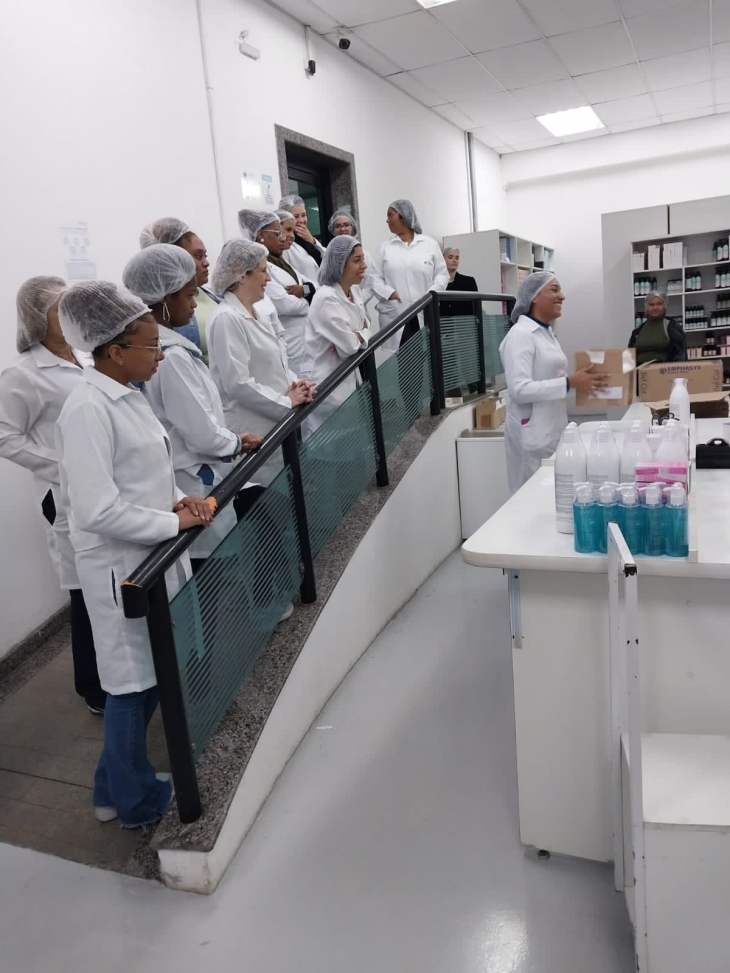 Visita Técnica na empresa de cosméticos Bel Co